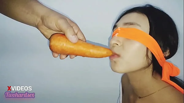 I cheat on my stepsister in a game of flavors and in the end she ends up getting a cock in her mouth and cum all over her face