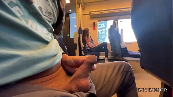 A stranger girl jerked off and sucked me in the train in public