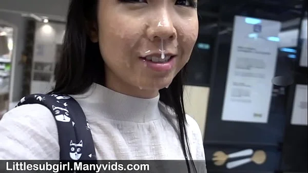 Cum Walk in Busy Store!